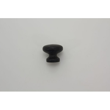 Træknop - sort lakeret - 21 mm